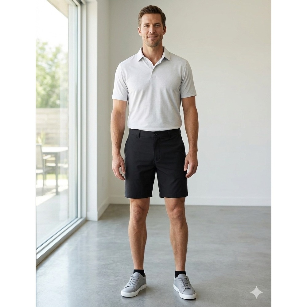 Nike Golf Shorts Mens 52 Black New Standard Fit Dri-FIT